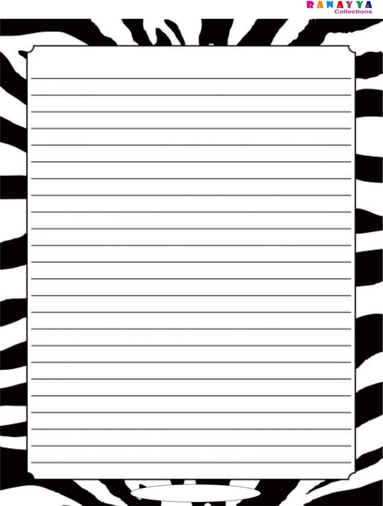 Лист в полоску