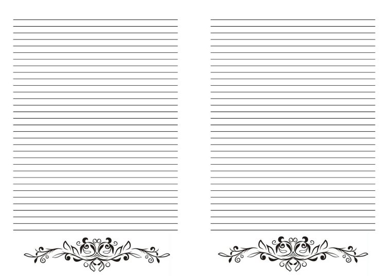 Лист в полоску