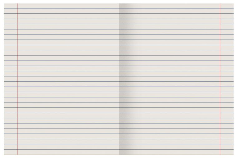 Красивый лист со строчками