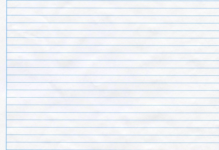 Разлинованные листы для блокнота