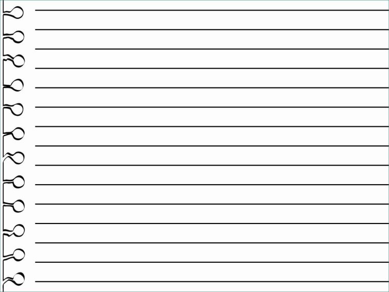 Линованный листок а4