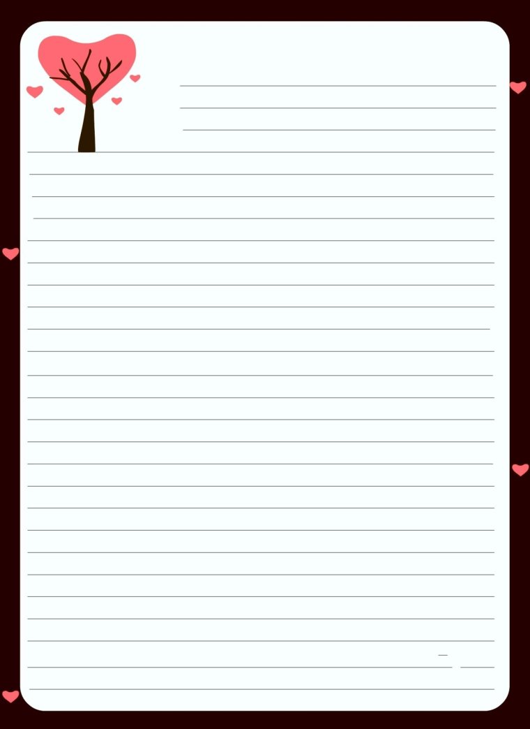 Лист а4 с линиями