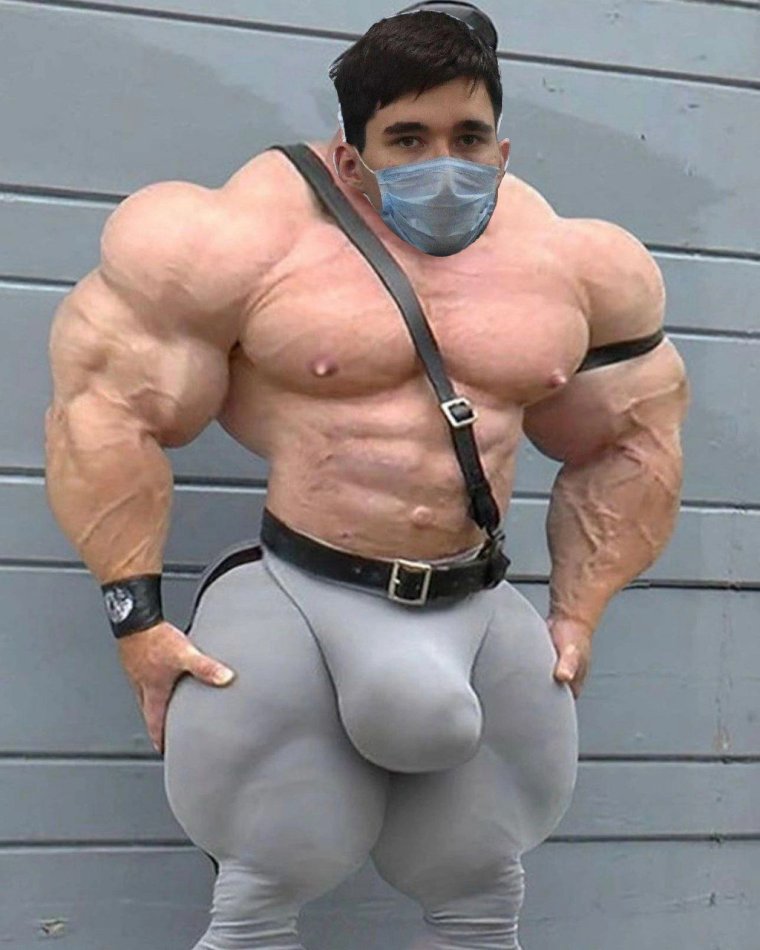 Пузо с кубиками пресса