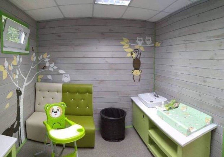 Зона отдыха в детском саду