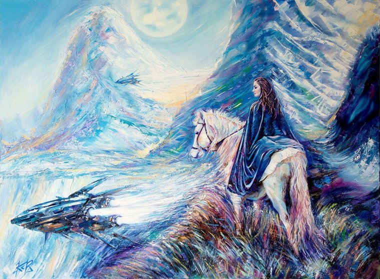 Казбеги Грузия картина