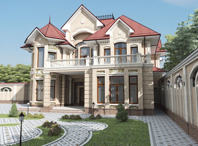 Ташкент уйлари фасад