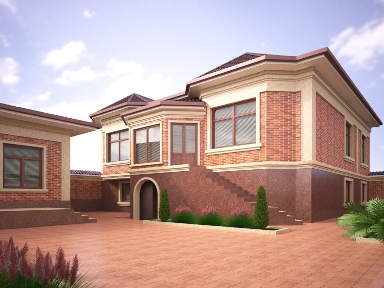 Узбекистон уйлари фасад