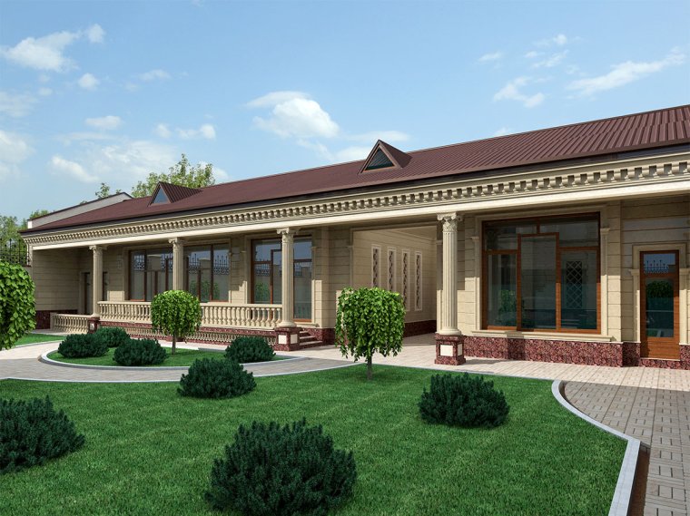 Фасад Узбекистон уйлар