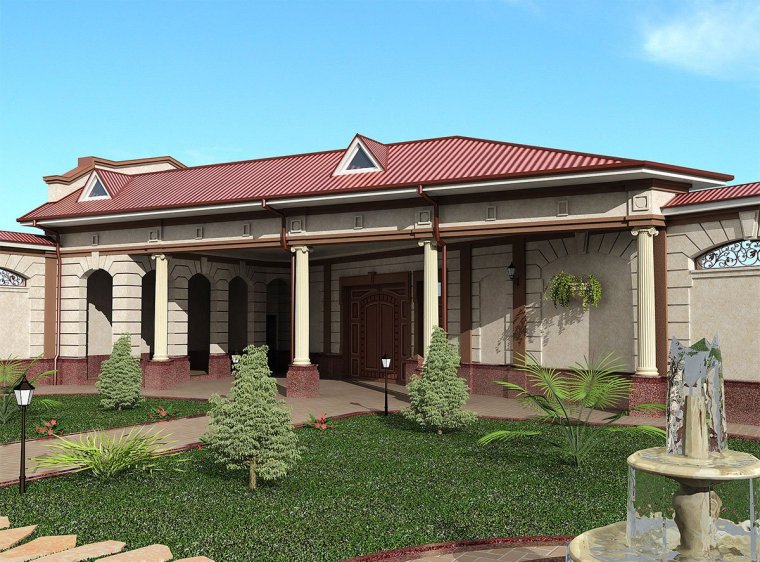 Фасад Узбекистан уйлари