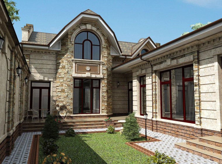 Фасад Узбекистан уйлар