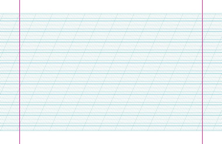 Разлиновка косая линия а4