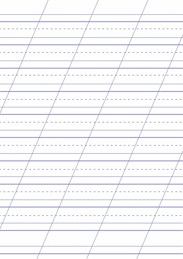 Разлиновка косая линия а4