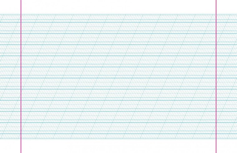 Разлиновка в косую линию а4