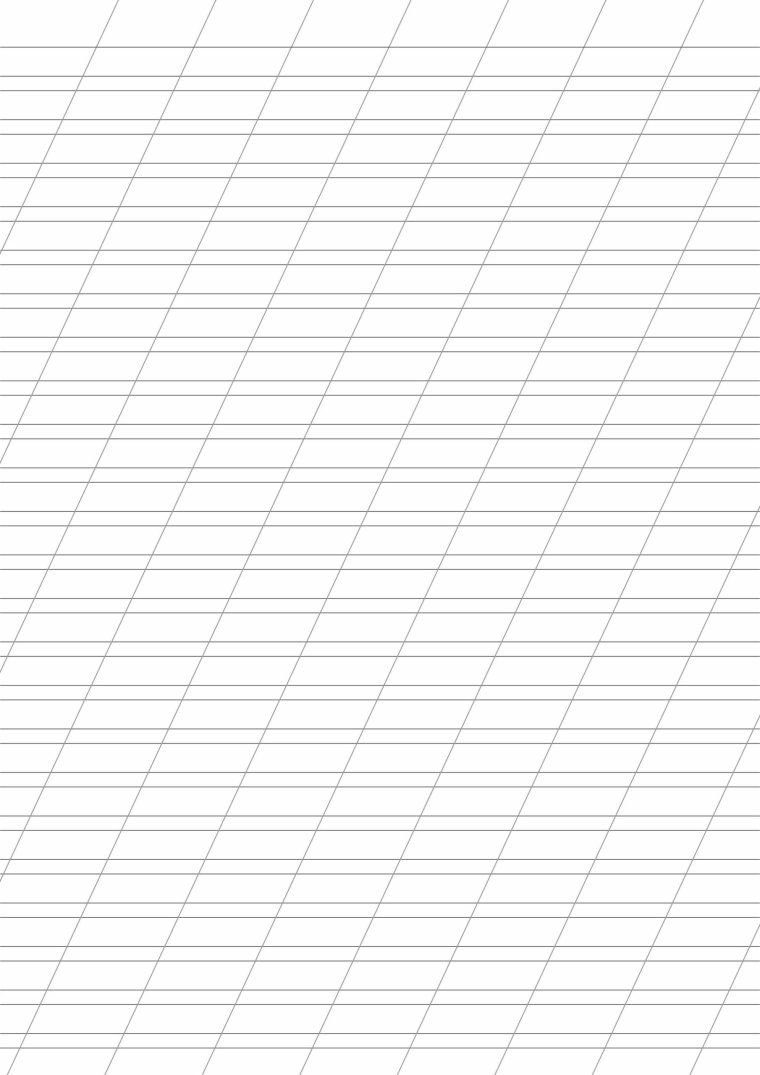 Частая косая линейка разворот