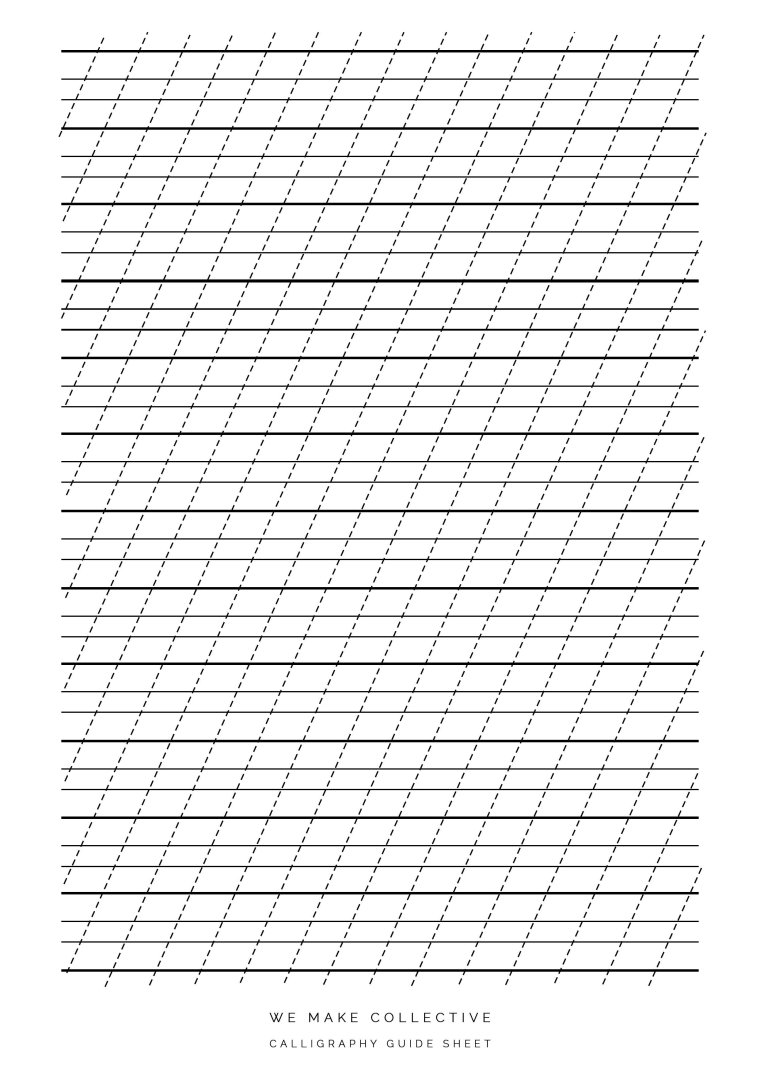 Лист в косую линейку