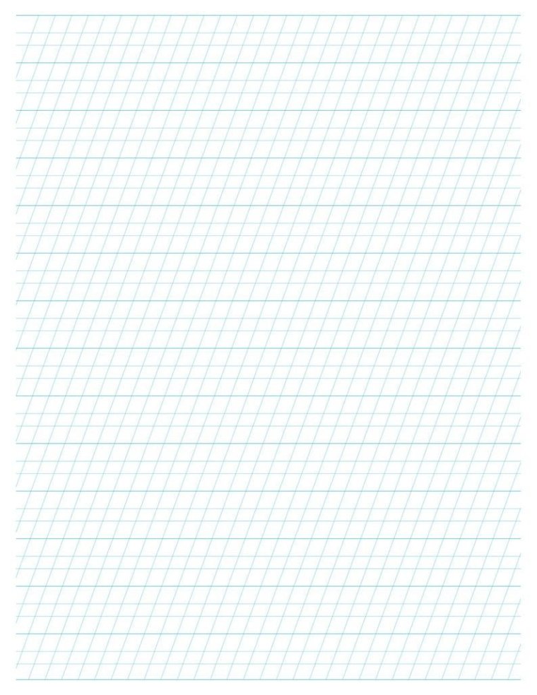 Разлиновка узкая косая линия