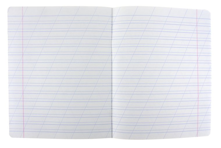 Лист а4 косая линейка