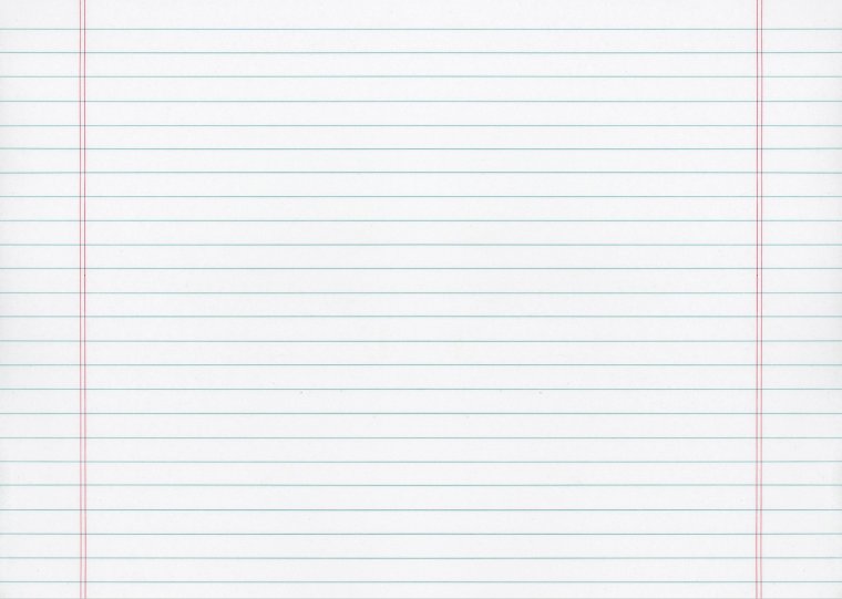 Разлиновка узкая линия а4