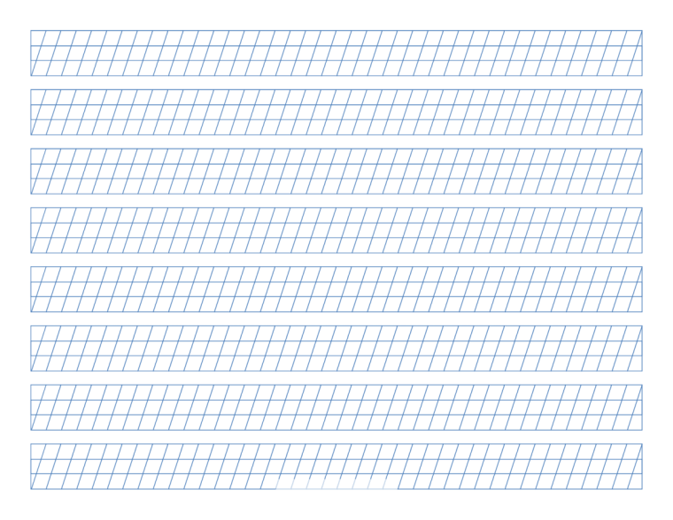 Тетрадный лист в узкую линейку