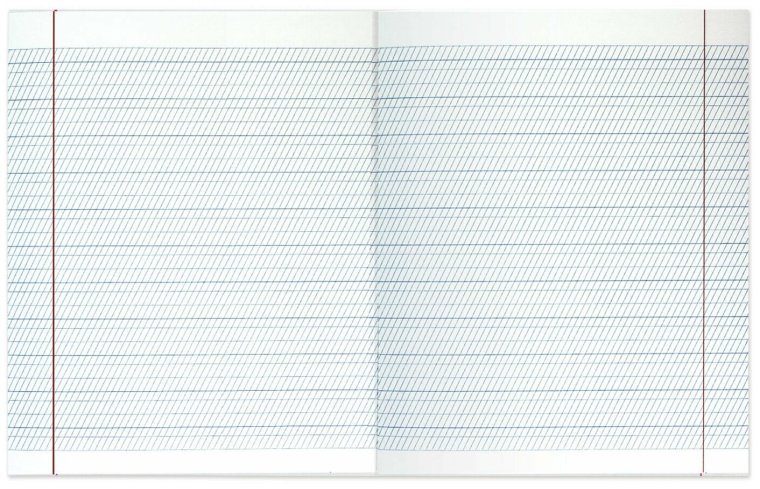 Разлиновка косая линия а4