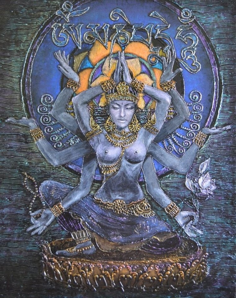 Богиня Кали и Шива