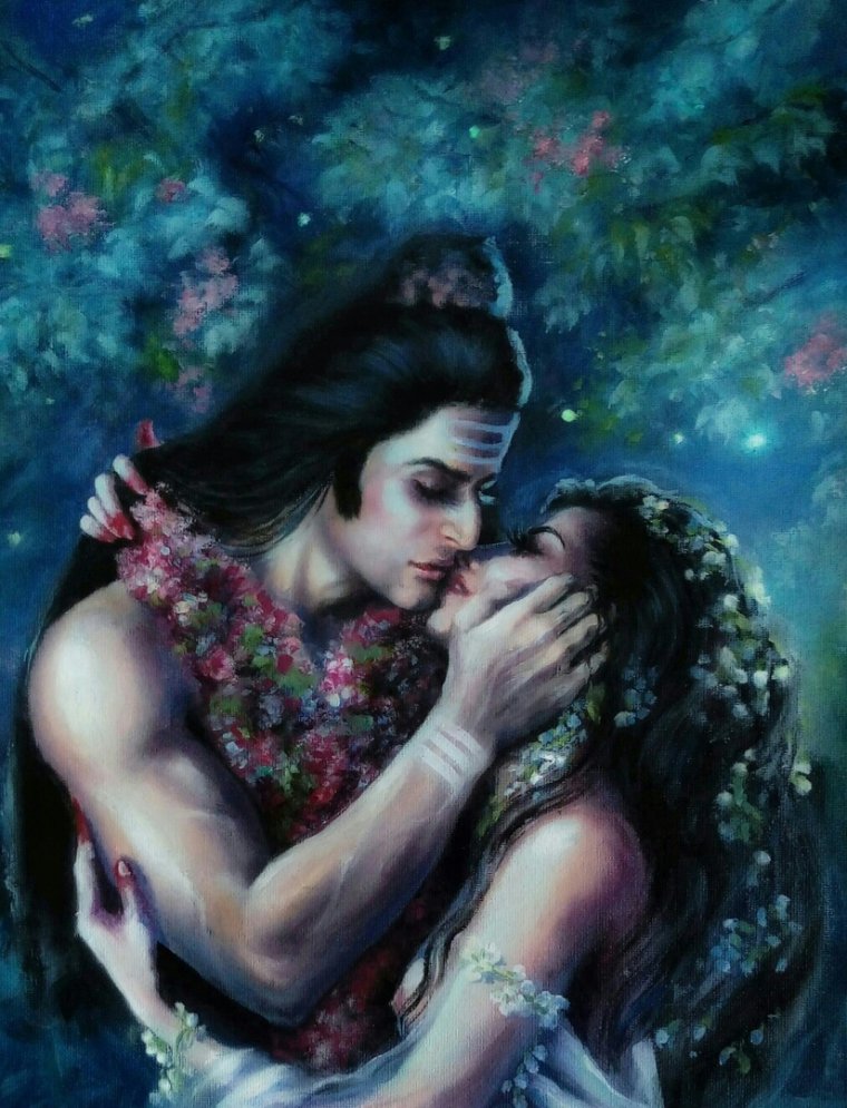 Шива и Шакти арт