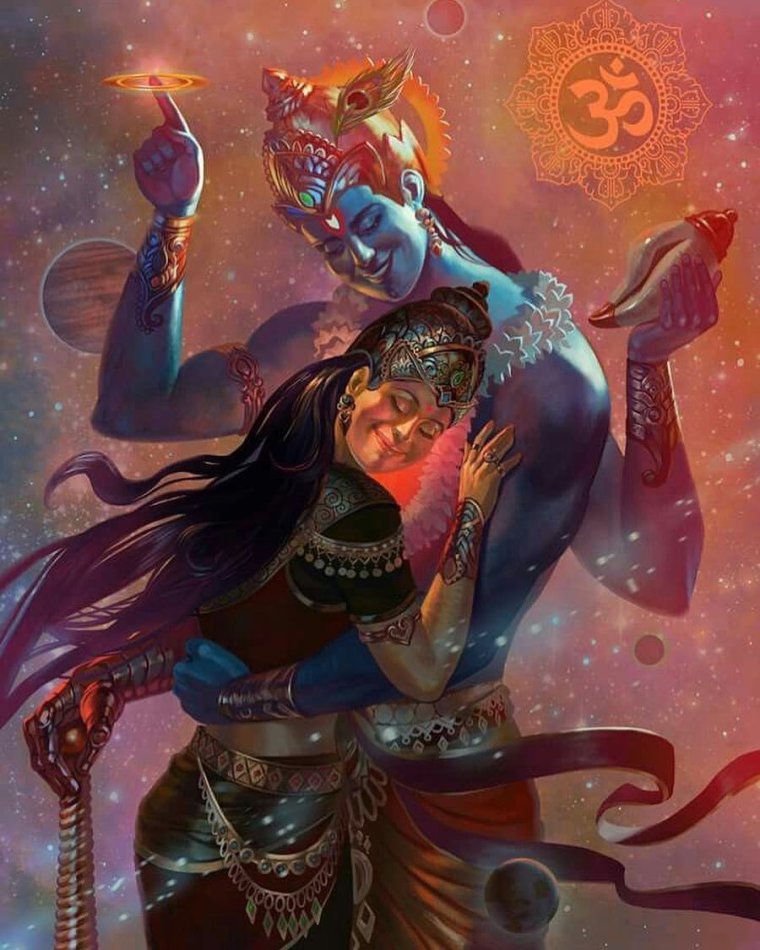 Шива Лакшми и Шакти Вишну