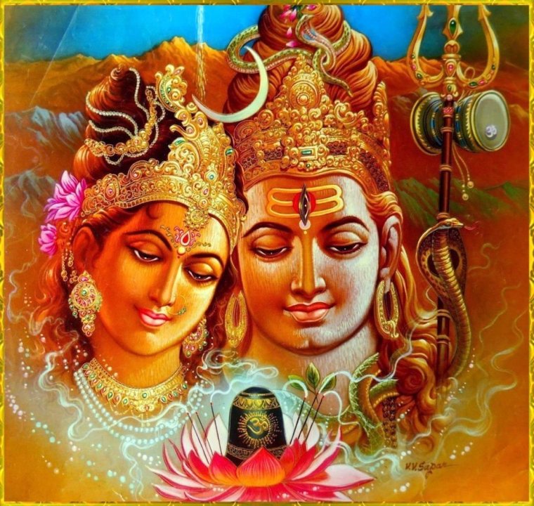 Танцующие Шива и Правати