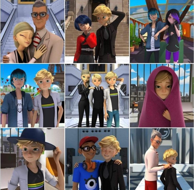 Габриэль Агрест и Натали комикс