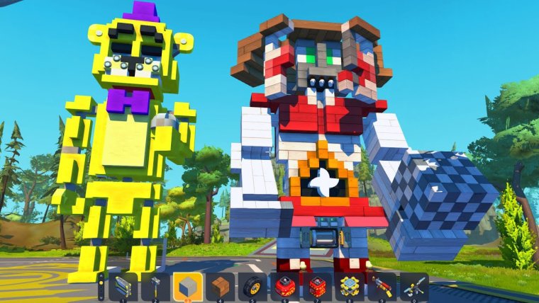 АНИМАТРОНИКИ ФНАФ В скрап механик