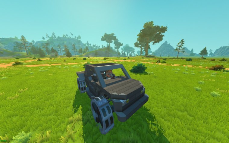 Джип в скрап механик