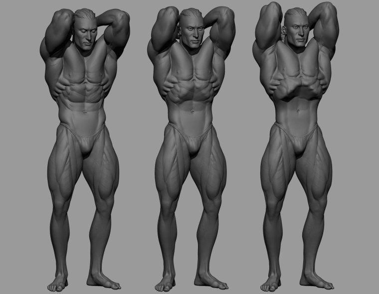 Пресс парня Эстетика