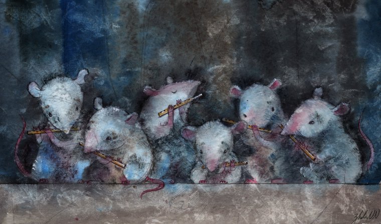 Крыса картина