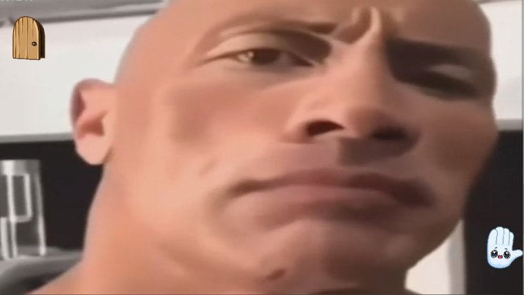 Дуэйн Джонсон Мем с бровью