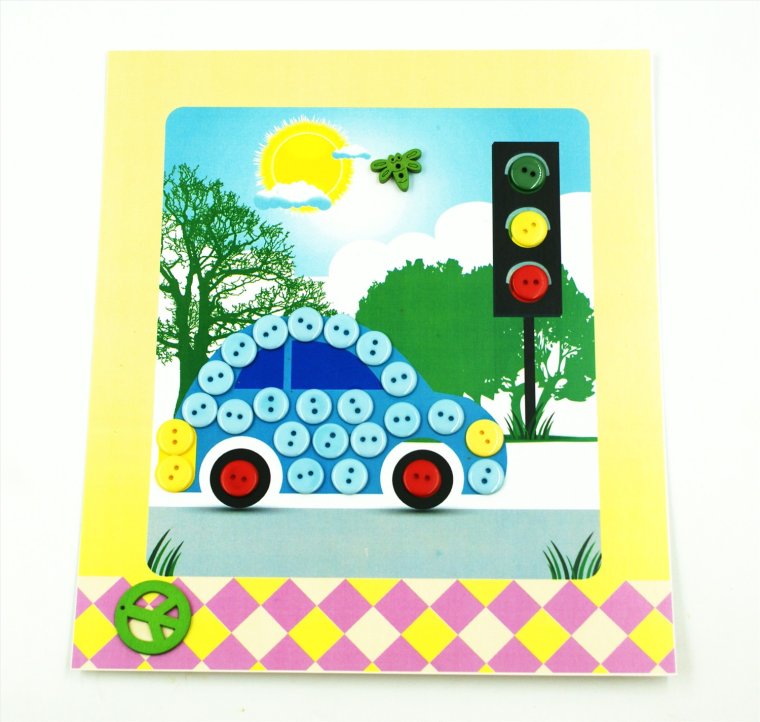 Aппликация "машинки"