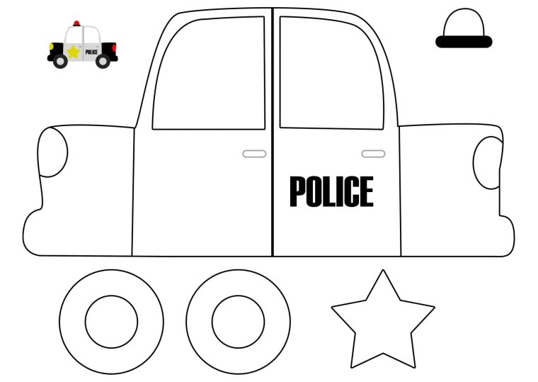 Аппликация грузовик