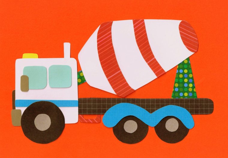 Aппликация "машинки"