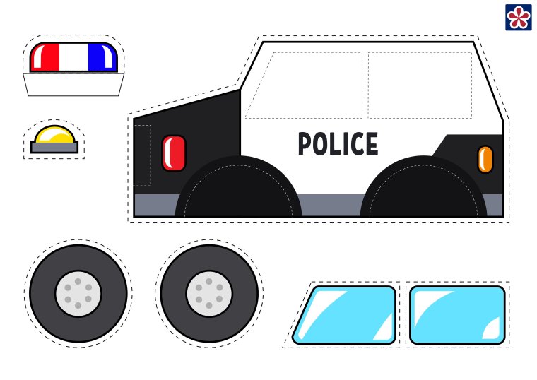 Экскаватор аппликация для детей