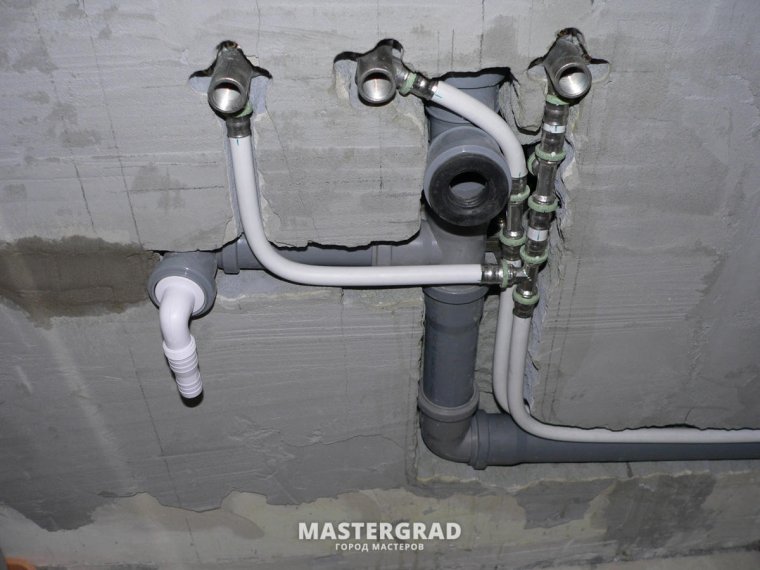 Водорозетки для стиральной машины и слив