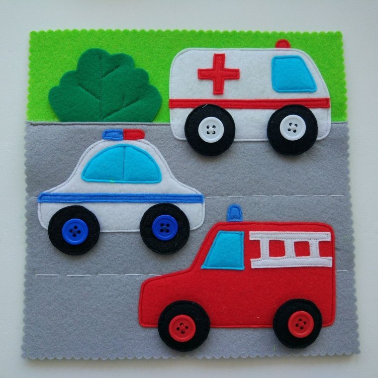 Аппликация автомобиль