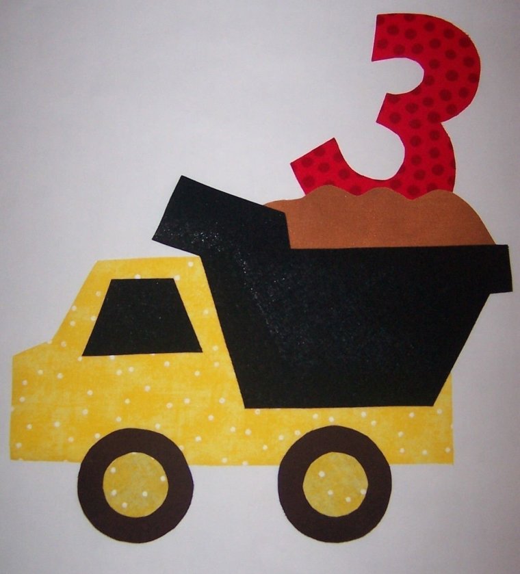 Aппликация "машинки"