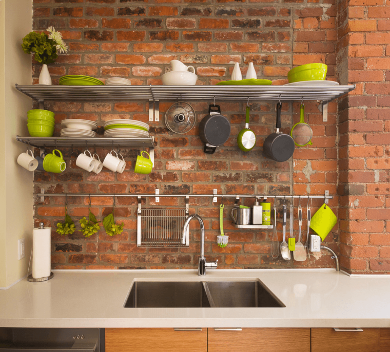 Расположение розеток в навесных шкафах кухни снизу