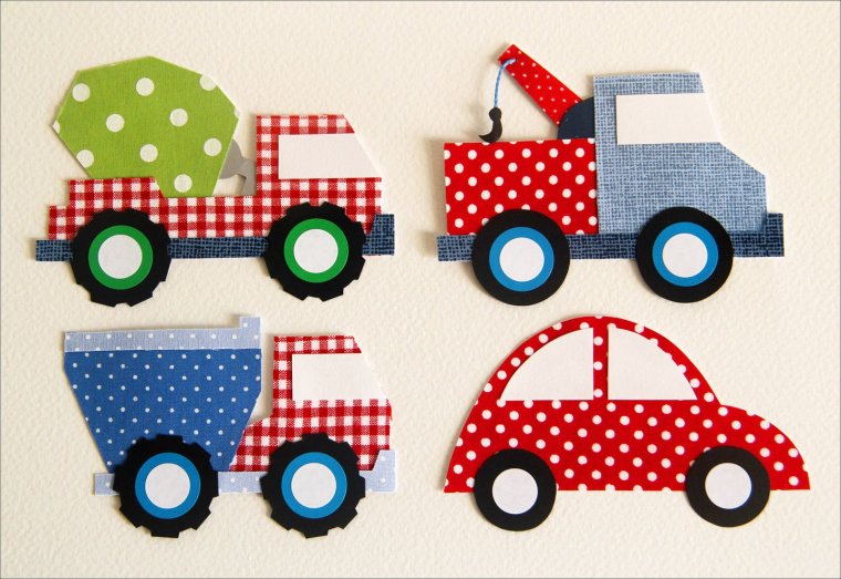 Аппликация на тему ПДД