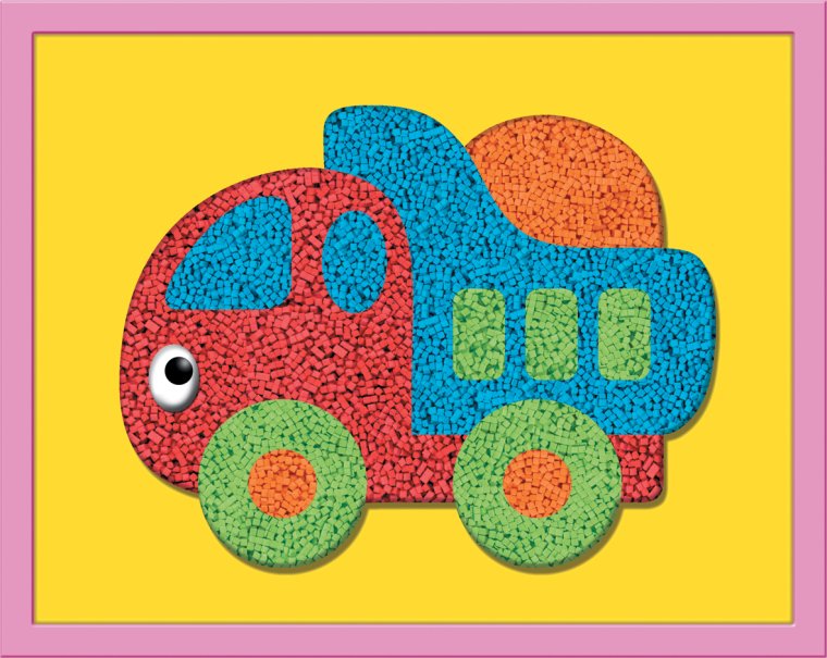 Аппликация самосвал