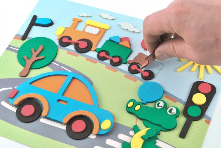 Аппликация пожарная машина