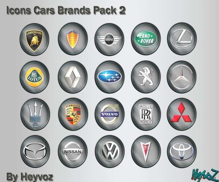 Марка машины с зеленым значком