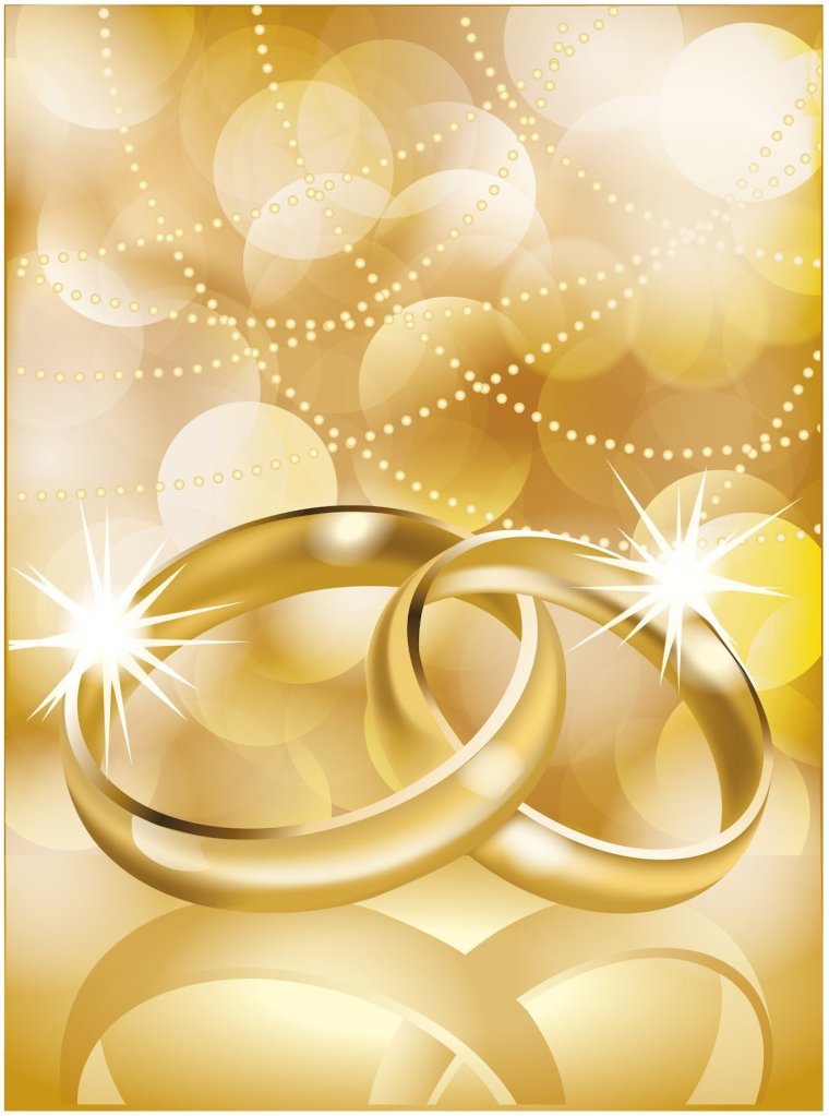 Приглашение на золотую свадьбу