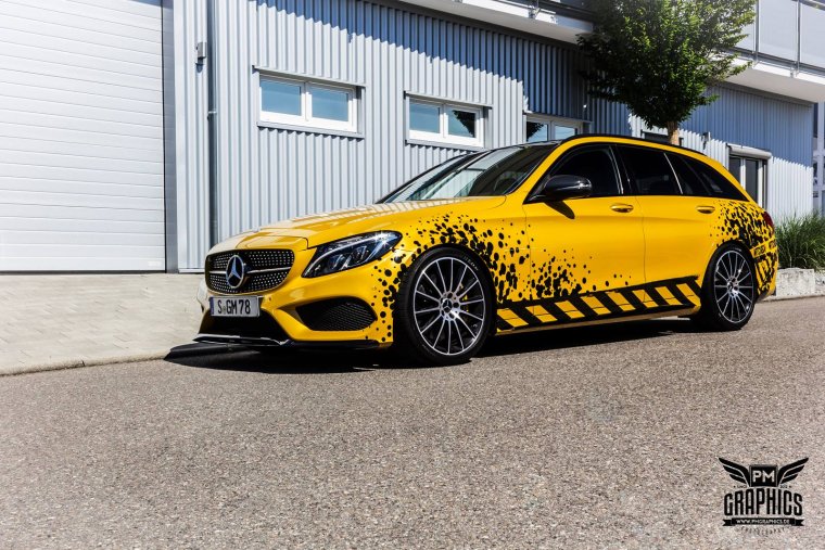 Винил на Мерседес е63 АМГ