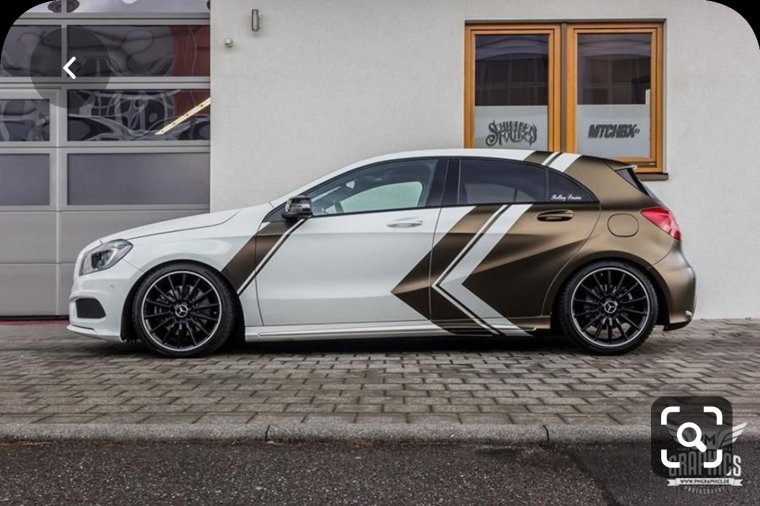 Винилы на Мерседес 45а