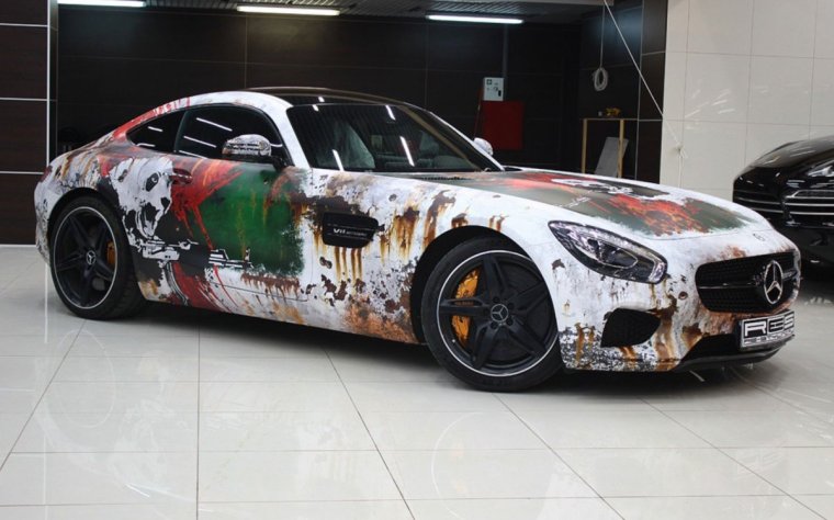 Винил на АМГ гт63с